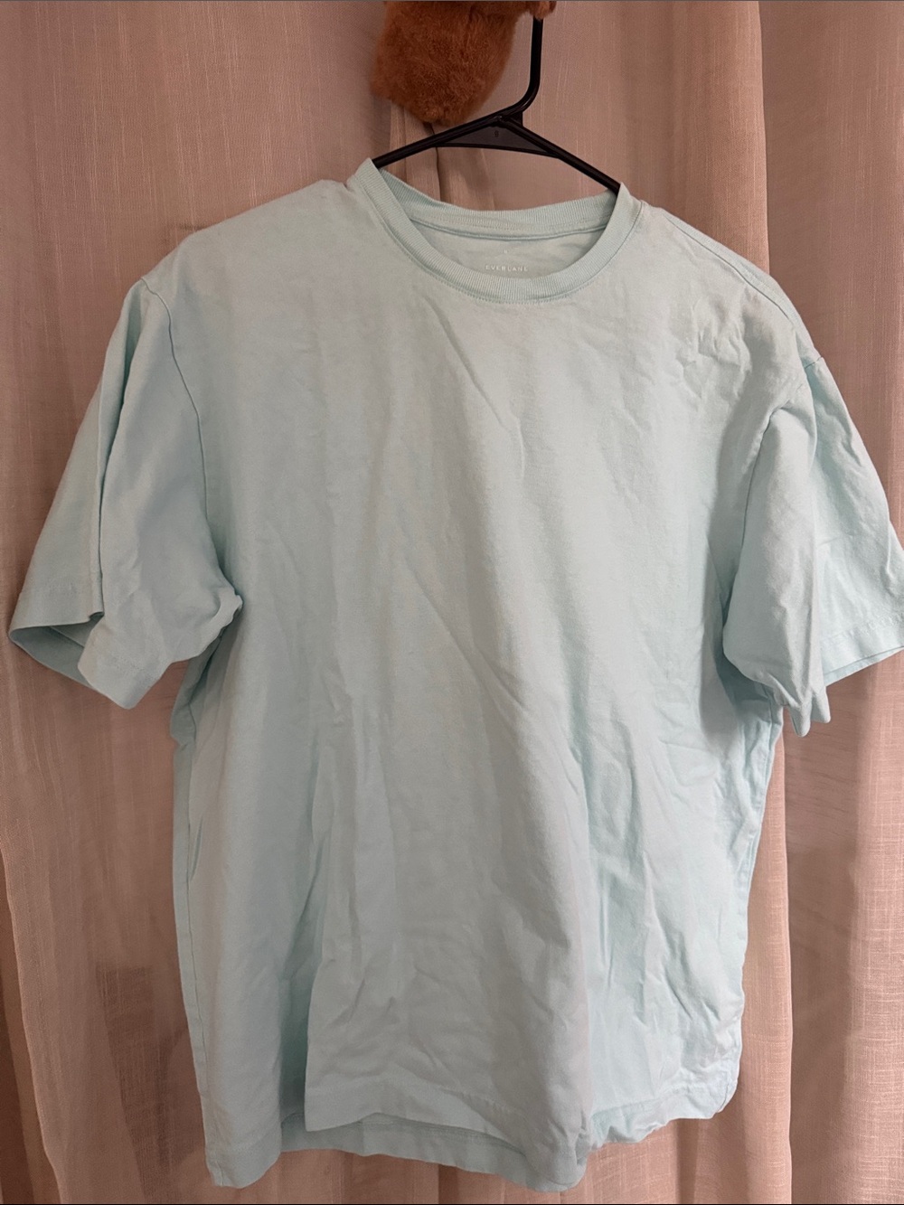 Everlane Men's Pale Blue Crew Neck Tee